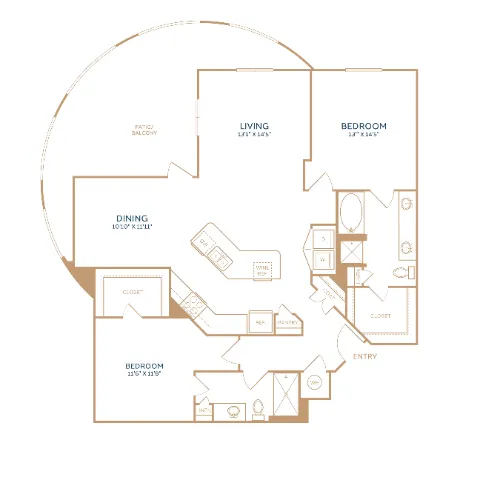 The Duvall Grand Prairie floor plan 9