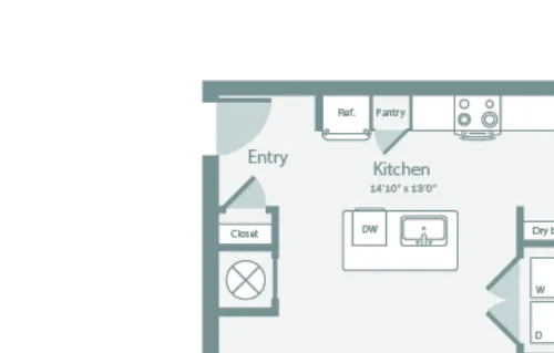 The Ellery at Westchester FloorpLan 3