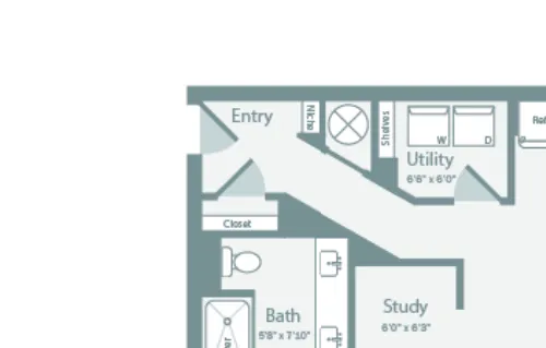 The Ellery at Westchester FloorpLan 4