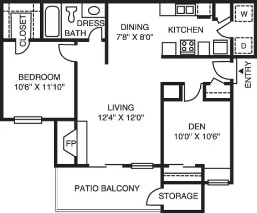 The Gables of McKinney Floorplan 6
