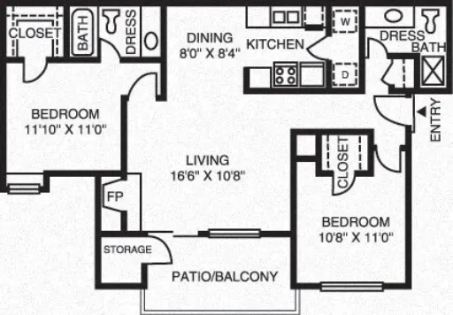 The Gables of McKinney Floorplan 7