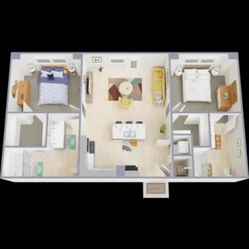 The Gibson Grand Prairie FloorPlan 4