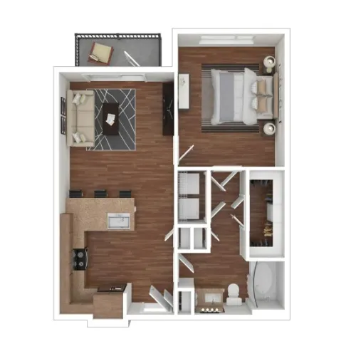 The James at Canyon Creek floor plan 1