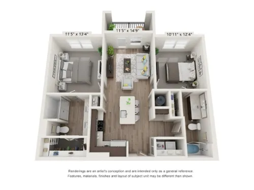 The Lakes at Grand Prairie FloorPlan 4