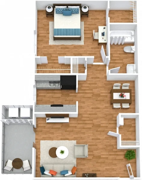 The Landings at Northgate Irving Floorplan 1