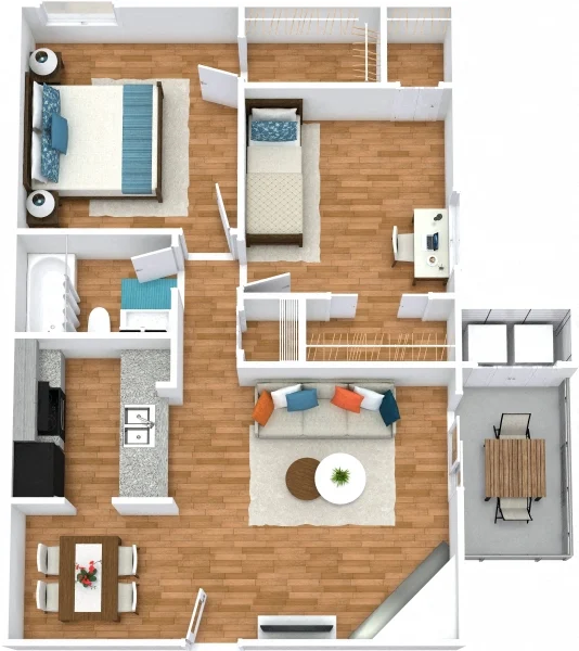 The Landings at Northgate Irving Floorplan 4