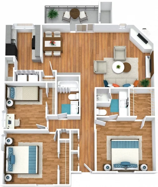 The Landings at Northgate Irving Floorplan 7