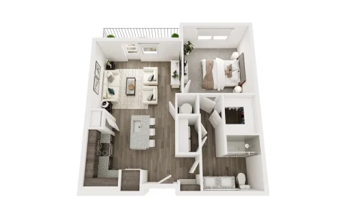 The Luxe at Las Colinas Floorplan 2