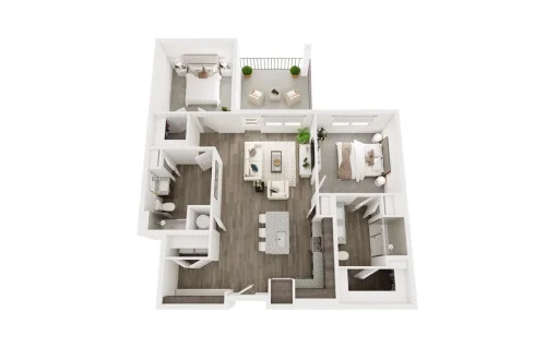 The Luxe at Las Colinas Floorplan 5