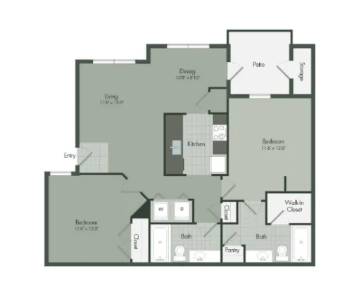 The Park on Forum Grand Prairie FloorPlan 3