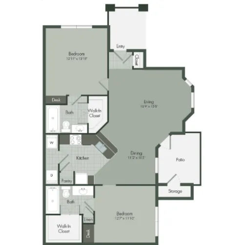 The Park on Forum Grand Prairie FloorPlan 4