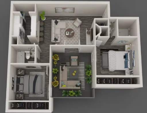 The Patios of Mckinney Floorplan 2
