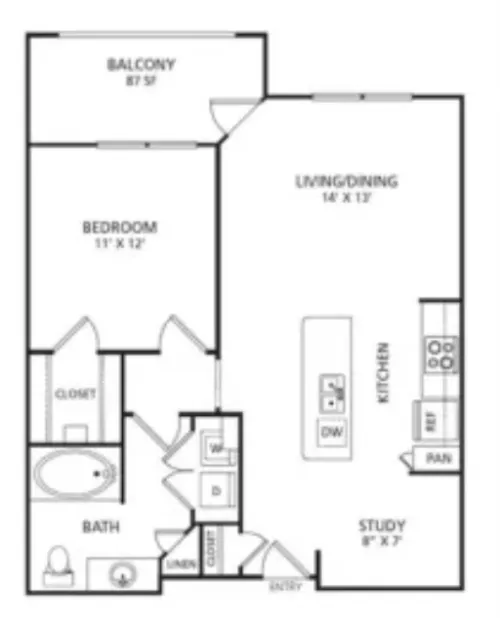 The Pradera Richardson FloorPlan 3