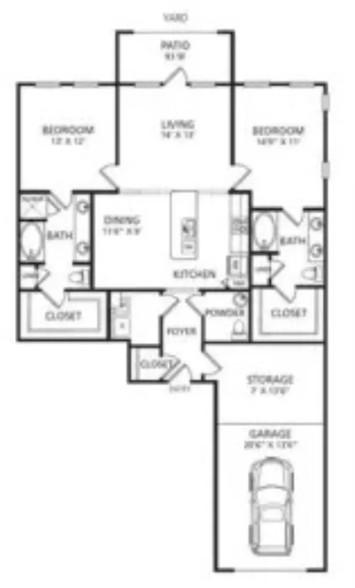 The Pradera Richardson FloorPlan 4