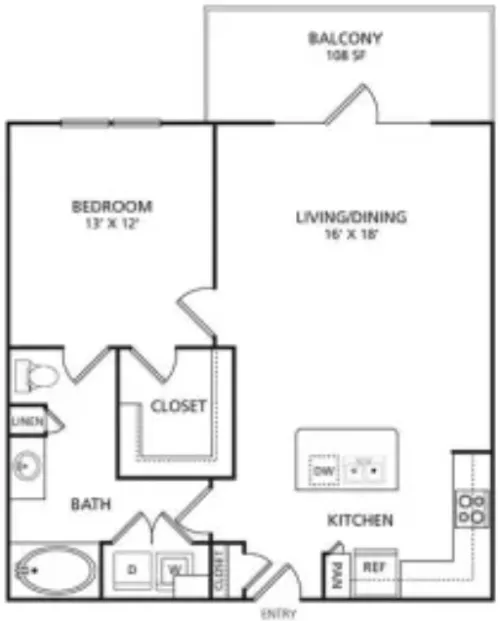 The Pradera Richardson FloorPlan 4