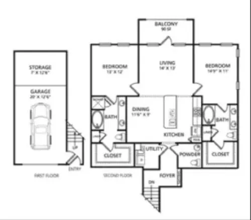 The Pradera Richardson FloorPlan 7
