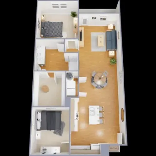 The Retreat Senior Living Grand Prairie Floorplan 3