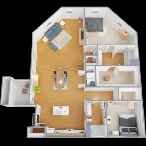The Retreat Senior Living Grand Prairie Floorplan 7