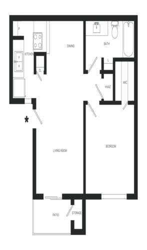 The Ridge on 161 Irving Floorplan 2