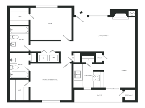 The Ridge on 161 Irving Floorplan 5