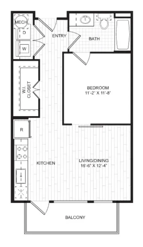 The Riley Richardson floor plan 1