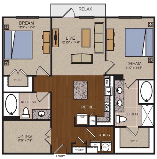 The Standard at CityLine Richardson FloorPlan 10