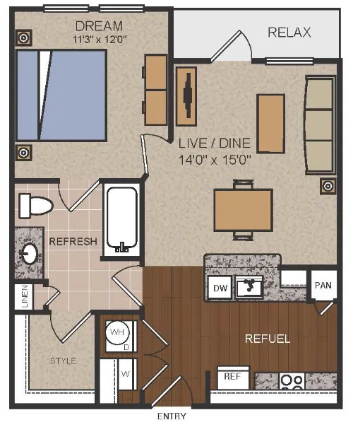 The Standard at CityLine Richardson FloorPlan 3
