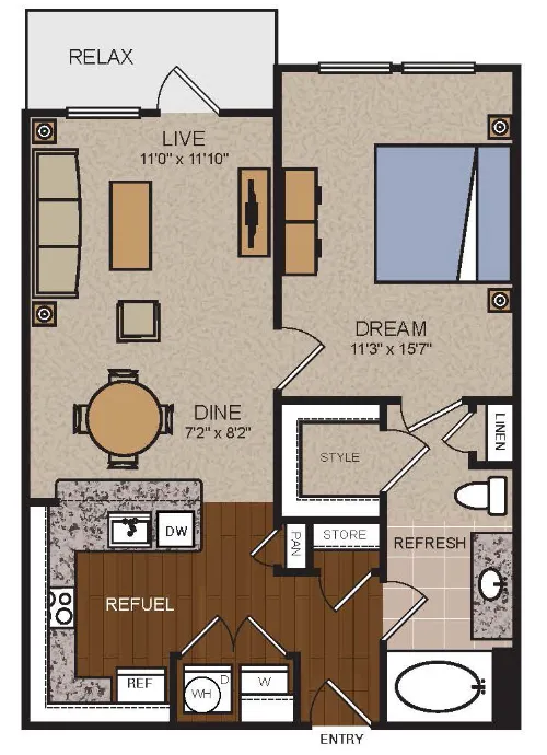 The Standard at CityLine Richardson FloorPlan 6