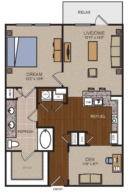 The Standard at CityLine Richardson FloorPlan 7