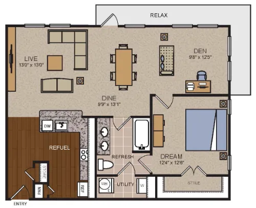 The Standard at CityLine Richardson FloorPlan 8