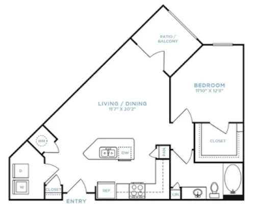 The Sutherland Grand Prairie FloorPlan 3