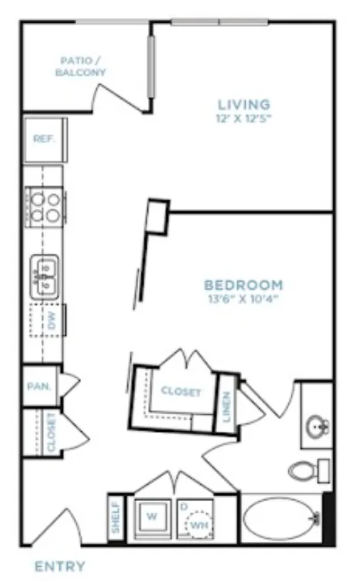 The Sutherland Grand Prairie FloorPlan 5