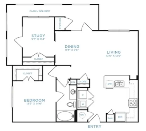 The Sutherland Grand Prairie FloorPlan 6