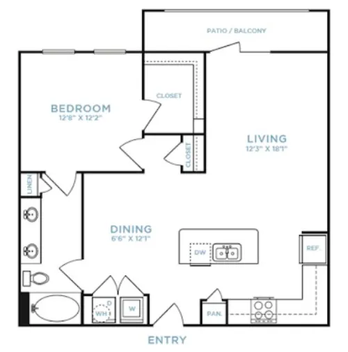 The Sutherland Grand Prairie FloorPlan 7