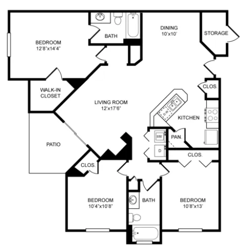 The View at Lakeside Lewisville FloorPlan 6