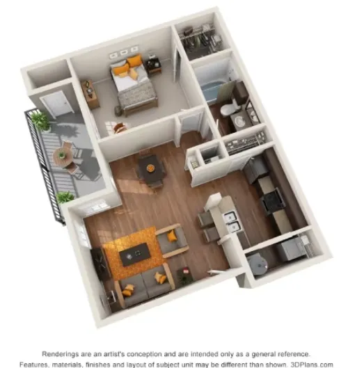 The Vine South Grapevine Floorplan 1