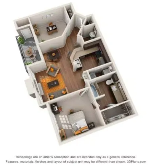 The Vine South Grapevine Floorplan 3