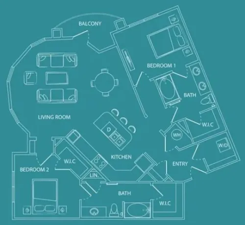 The Watson Grand Prairie FloorPlan 11