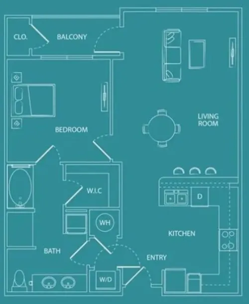 The Watson Grand Prairie FloorPlan 4