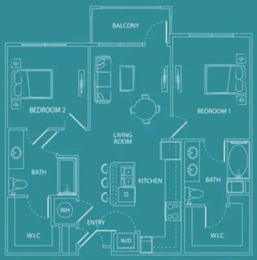 The Watson Grand Prairie FloorPlan 6