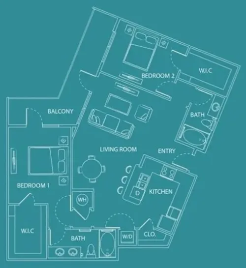 The Watson Grand Prairie FloorPlan 9