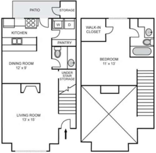 Three60 North Apartments Grand Prairie FloorPlan 4