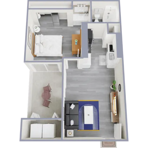 Tides At North Dallas FloorPlan 1