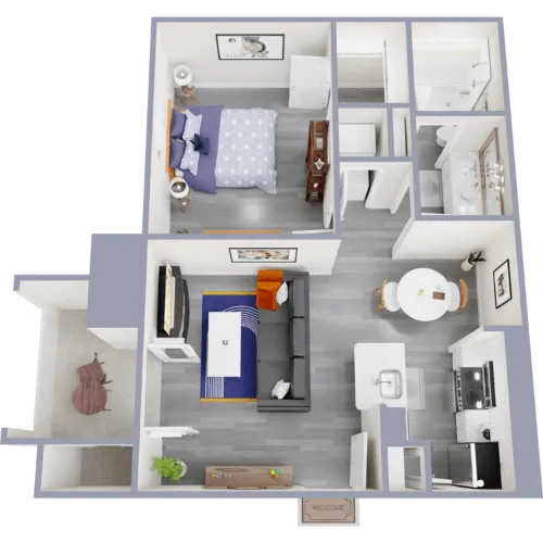 Tides At North Dallas FloorPlan 2
