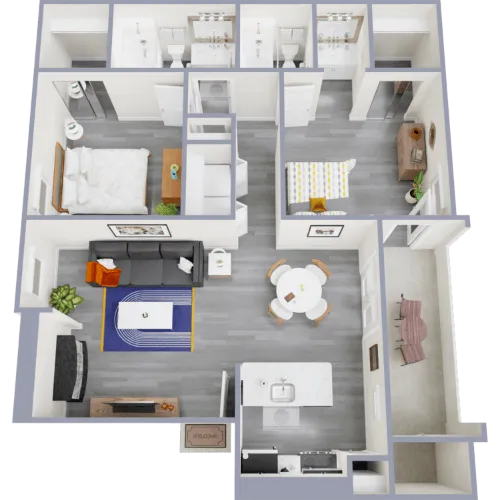 Tides At North Dallas FloorPlan 4