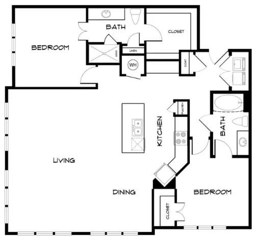 Tower Bay Lofts Lewisville FloorPlan 12