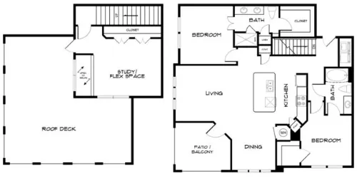 Tower Bay Lofts Lewisville FloorPlan 13