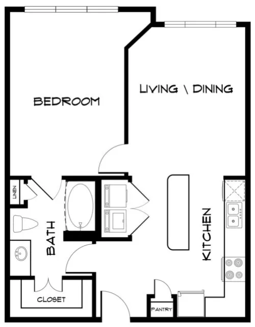Tower Bay Lofts Lewisville FloorPlan 2