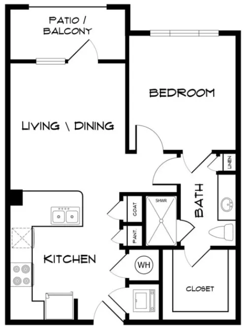 Tower Bay Lofts Lewisville FloorPlan 3