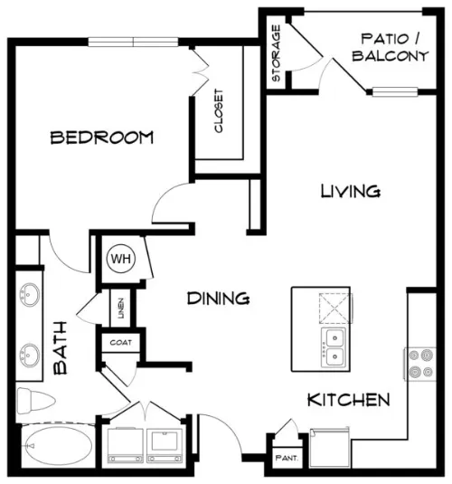Tower Bay Lofts Lewisville FloorPlan 6